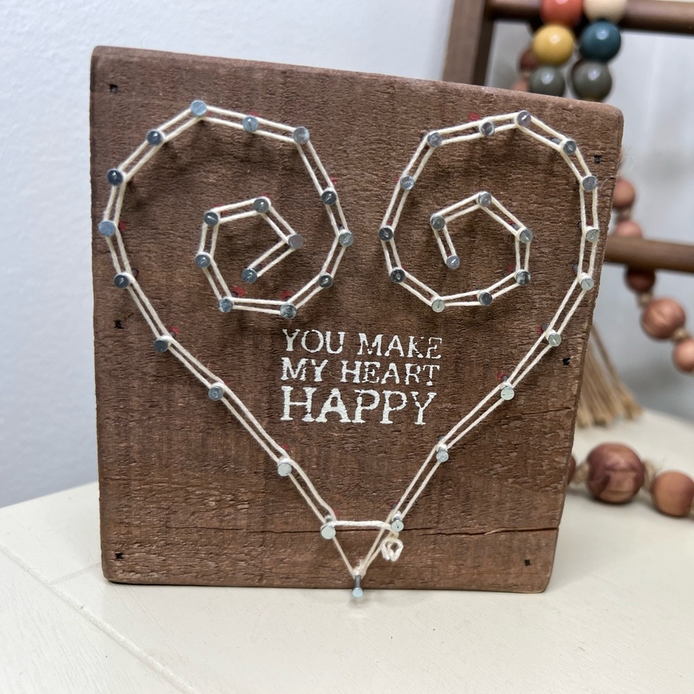 Brand New-Wood & Nail/String Art Sign